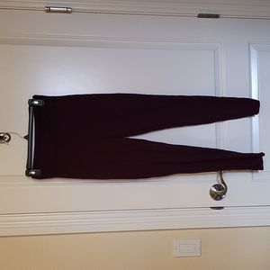 Charlotte Russe plum high waisted leggings